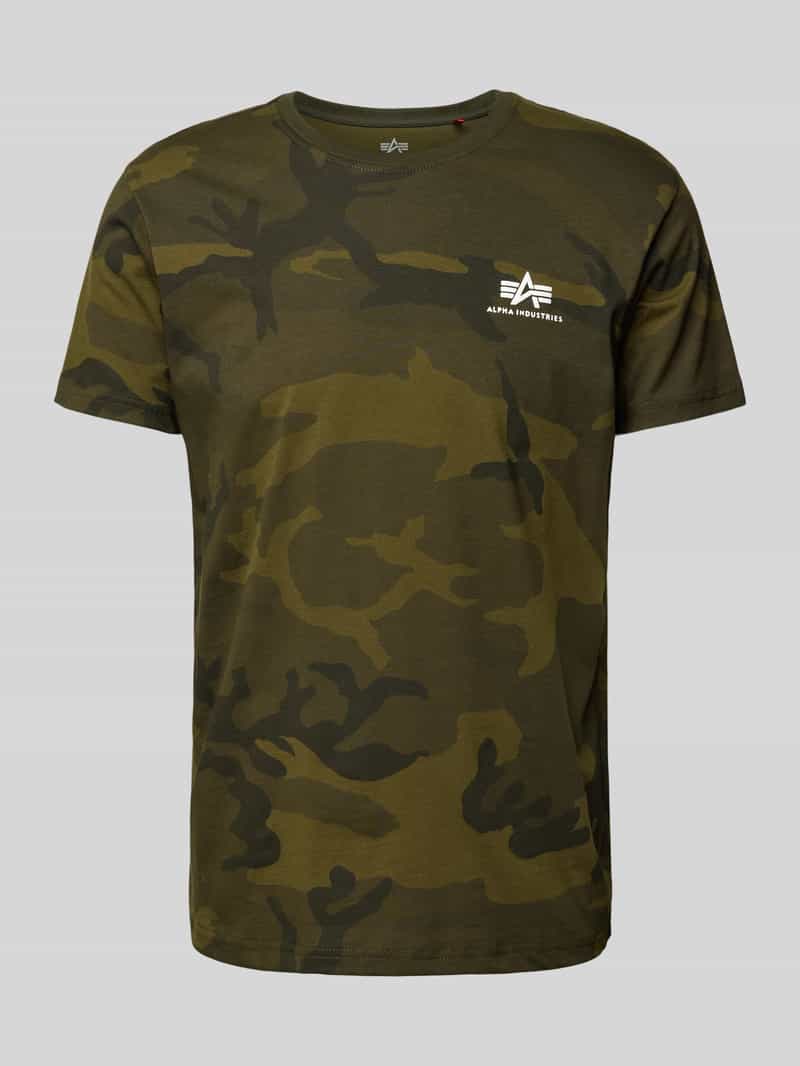 Alpha industries T-shirt met camouflagemotief