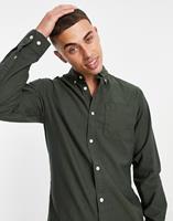 Jack & jones Essentials - Oxford overhemd in kaki-Groen