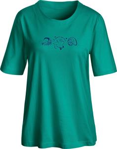 Your Look... for less! Dames Shirt smaragdgroen Größe