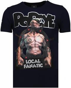 Local Fanatic T-shirt Korte Mouw  The Sailor Man Rhinestone