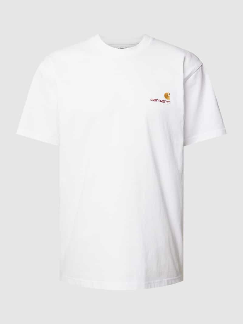 Carhartt Work In Progress T-shirt met labelstitching, model 'American'