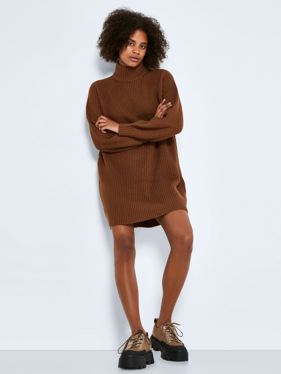 NOISY MAY - Maat S - NMTIMMY L/S KNIT DRESS NOOS Dames Trui