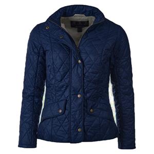 Barbour Damesjas Flyweight Cavalry Quilt Indigo
