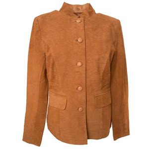 Anna Lascata Damesjas Coat Emily - Mandarin