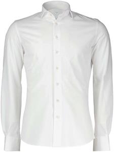 Profuomo heren wit knitted overhemd Sky Blue