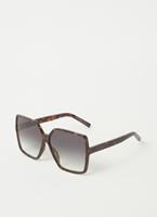 SAINT LAURENT PARIS SL 232 BETTY | Damen-Sonnenbrille | Butterfly | Fassung: Kunststoff Havanna | Glasfarbe: Grau