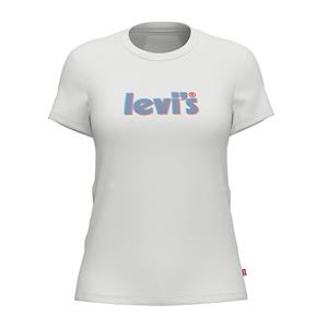 Levi's T-shirt met ronde hals en logo vooraan