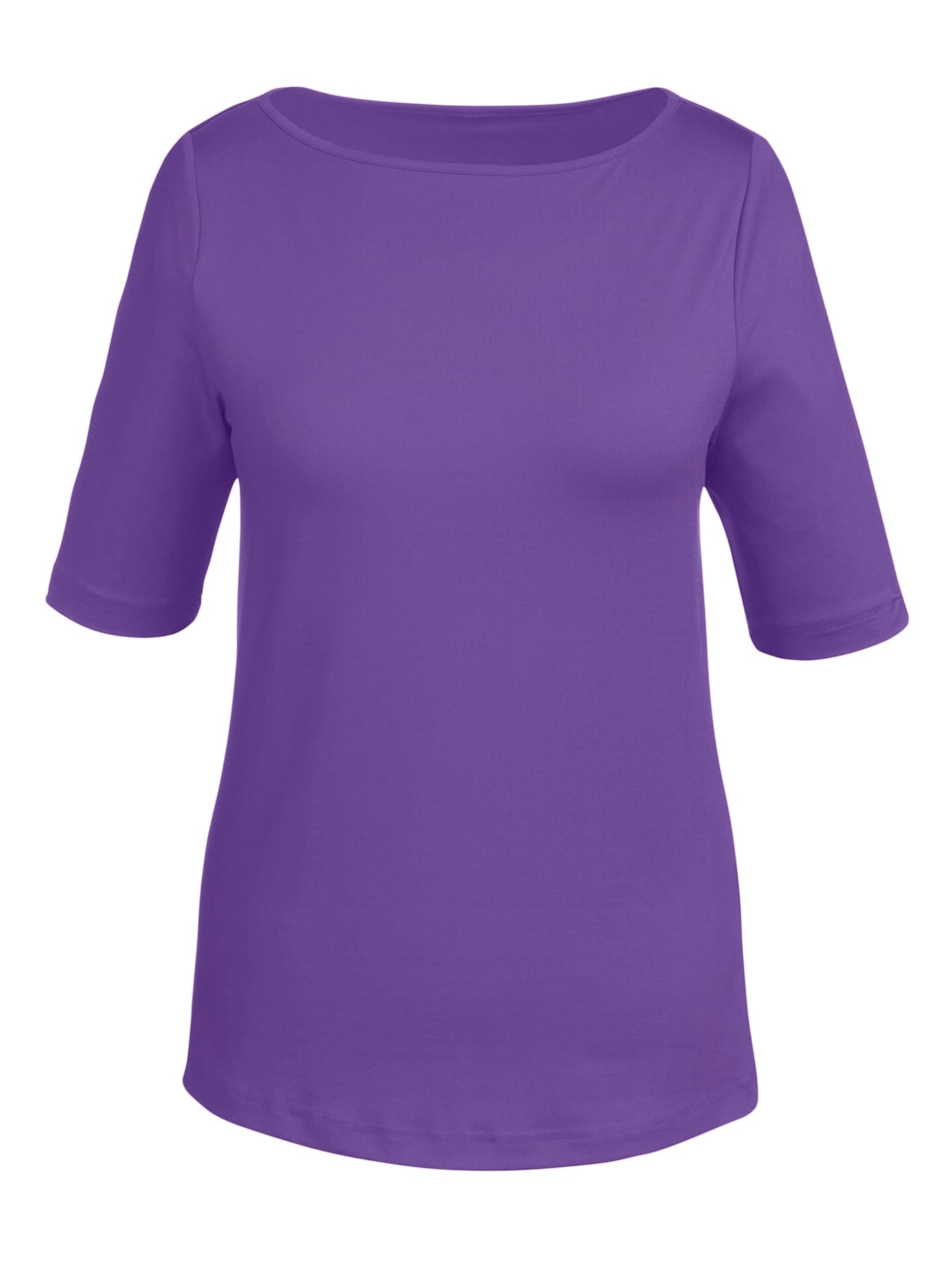 T-shirt in paars van heine