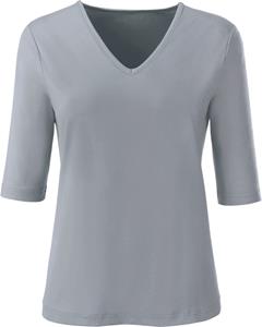 Shirt in lichtgrijs van heine