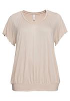 Sheego T-Shirt mit Flügelärmeln