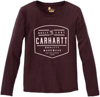 carhartt Lockhart Graphic Fudge Heather LS Shirt Dames
