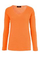 Aniston CASUAL V-Ausschnitt-Pullover im trendigen Mustermix - NEUE KOLLEKTION