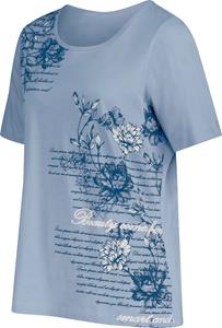 Your Look... for less! Dames Shirt bleu geprint Größe