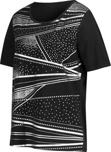 Your Look... for less! Shirt met korte mouwen zwart Größe
