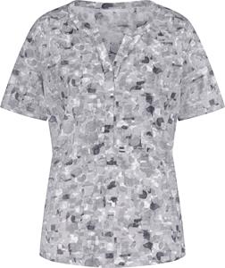 Your Look... for less! Shirt met korte mouwen lichtgrijs/steengrijs bedrukt Größe