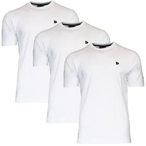 Donnay Donnay Heren - 3-Pack - T-Shirt Vince - Wit