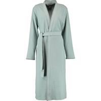 Cawö Home Active Damen Bademantel Kimono Pique 812 - Farbe: salbei - 44 M