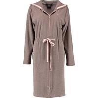 Cawö Home Active Damen Kurzmantel Kapuze TG RV 821 - Farbe: mocca-rosé - 32 XS