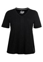 Sheego T-Shirt mit dekorativer Falte vorne