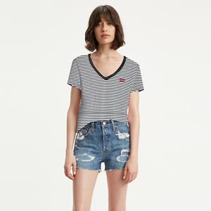 Levi's Perfect T-shirt met logo en streepprint
