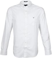 Gant Businesshemd "Regular Fit Broadcloth Uni glatte Textur", mit Brusttasche