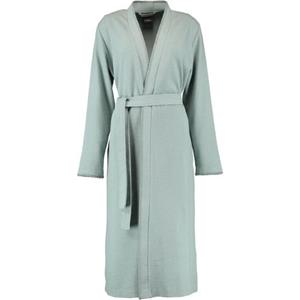 Cawö Home Active Damen Bademantel Kimono Pique 812 - Farbe: salbei - 44 XS