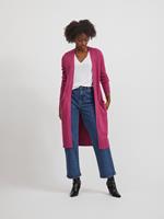 Vila Pullover Viril Long Knit Cardigan -, magenta haze