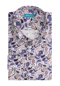 District Indigo Overhemd Print  
