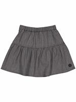 LEVV Meisjes jeans rok - Trijn - Licht grijs