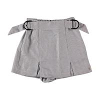 Frankie & Liberty Meisjes broek/rok - Cherie B - Zwart/wit geruit