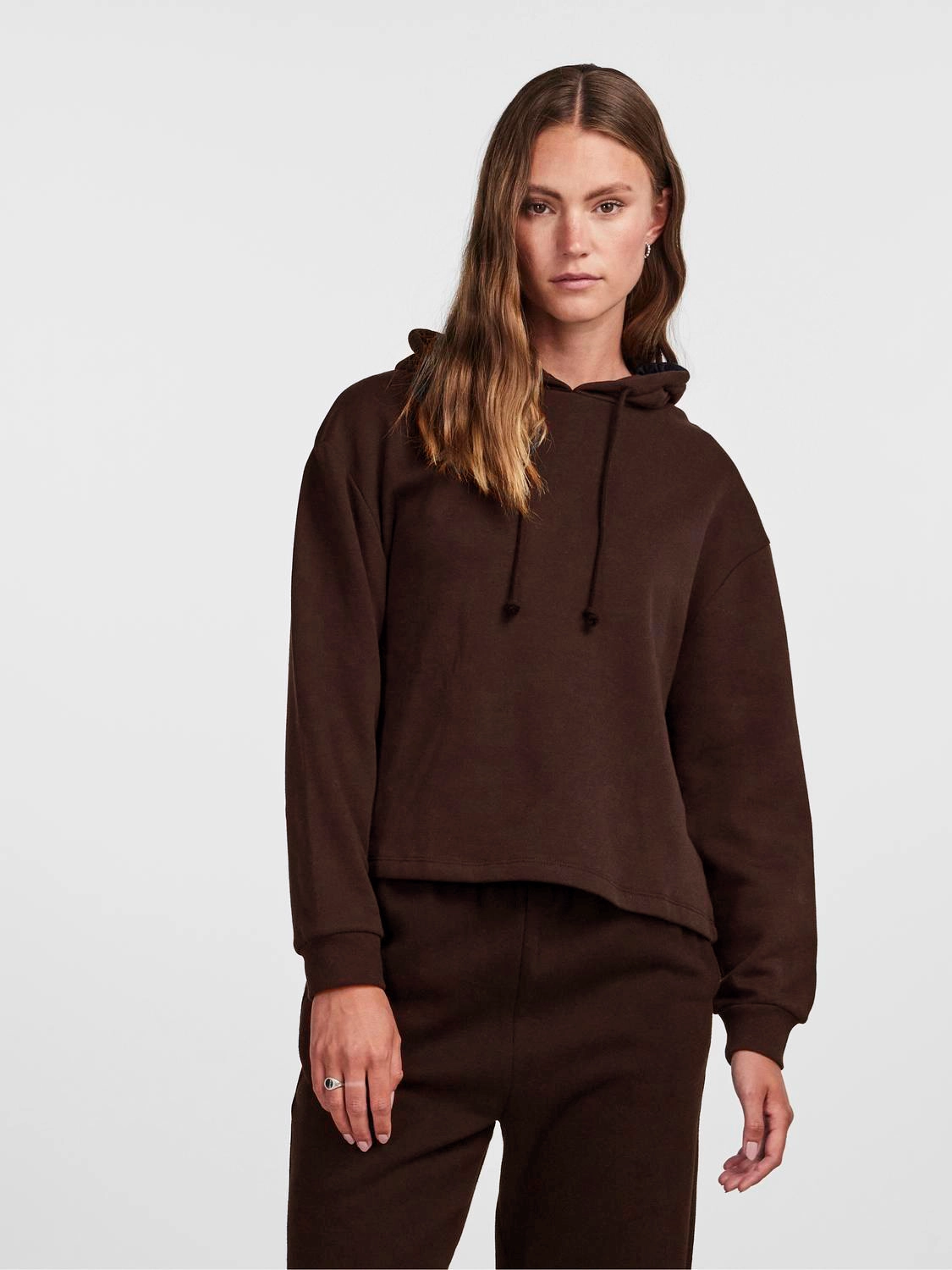 PIECES hoodie Chilli met capuchon blauw
