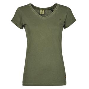 G-Star RAW T-shirt van biologisch katoen olijfgroen