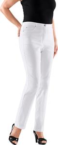 5-Pocket-Hose in wit van Stehmann Comfort line