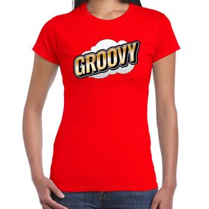 Bellatio Fout Groovy t-shirt in 3D effect Zwart