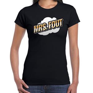 Bellatio Mrs. Fout t-shirt in 3D effect Rood