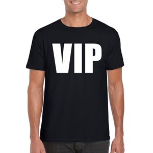 Bellatio VIP tekst t-shirt Zwart