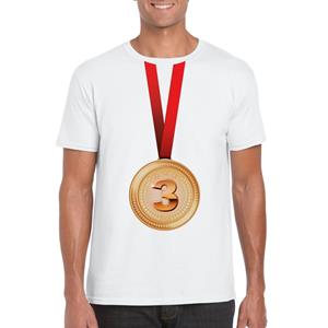 Bellatio Bronzen medaille kampioen shirt Wit
