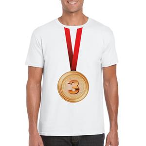 Bellatio Bronzen medaille kampioen shirt Wit