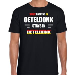Bellatio Oeteldonk Carnaval verkleed outfit / t-shirt Zwart