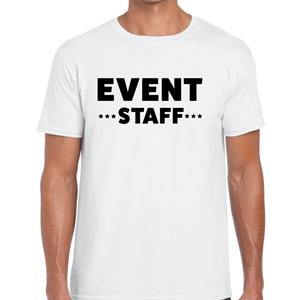 Bellatio Event staff tekst t-shirt Wit