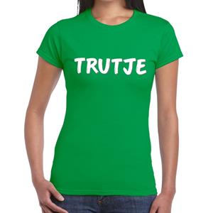 Bellatio Trutje fun tekst t-shirt Groen
