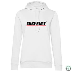 Subprime Hoodie Stripe White Dames Wit