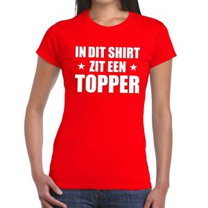 Bellatio In dit shirt zit een Topper t-shirt Rood