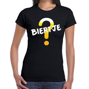 Bellatio Oktoberfest Biertje tekst t-shirt Zwart