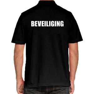 Bellatio Beveiliging poloshirt Zwart