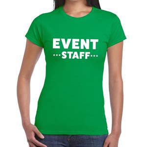 Bellatio Event staff tekst t-shirt Groen