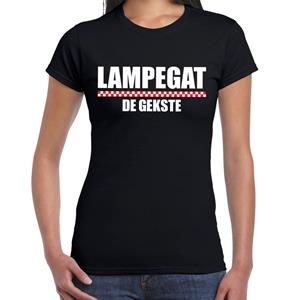 Bellatio Carnaval t-shirt Lampegat de gekste voor dames - Zwart