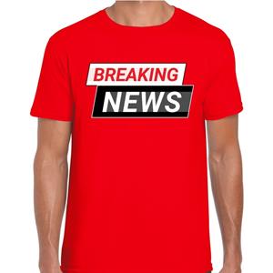 Bellatio Breaking News t-shirt Rood