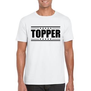 Bellatio Topper t-shirt Wit