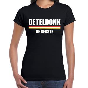 Bellatio Carnaval t-shirt Oeteldonk de gekste voor dames - Zwart